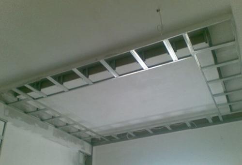 Как крепить профиль для гипсокартона к потолку. Разметка и установка несущего каркаса 03