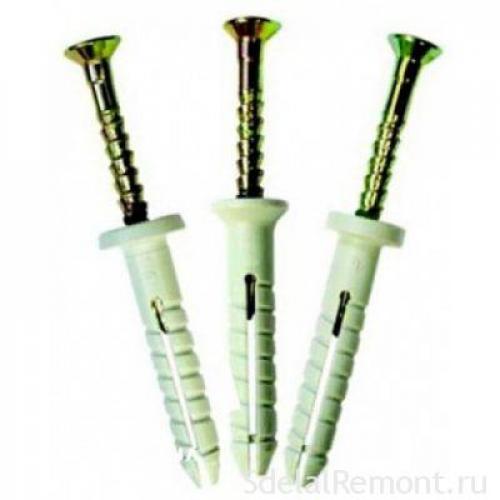 Дюбеля для крепления направляющего профиля. Дюбель гвоздь для крепления именно профилей