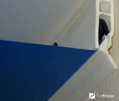 Профиль пвх для натяжных потолков. Что собой представляют багеты для натяжных потолков? 01