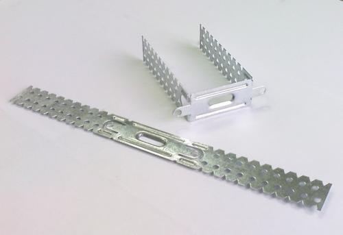 Как крепить подвесы для профиля к потолку. Прямой подвес 03